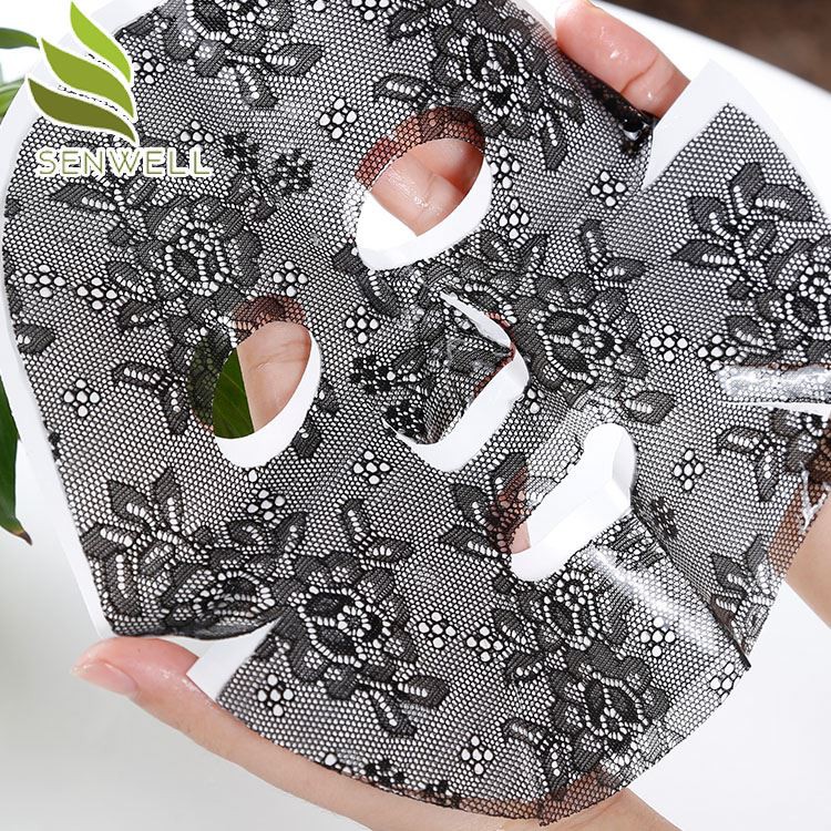 Lace hydrogel facial mask-black 1 Lace hydrogel facial mask-black 1